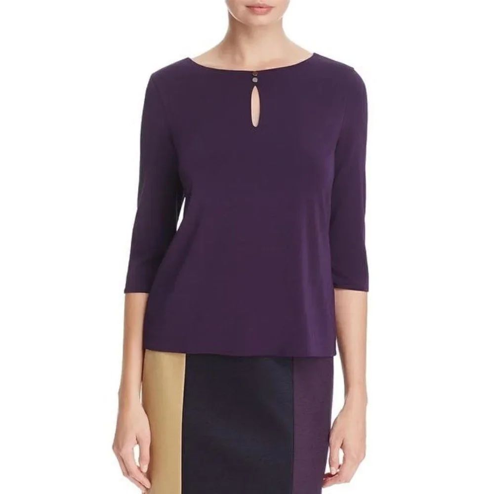 BOSS Epina Purple Top sz Small.